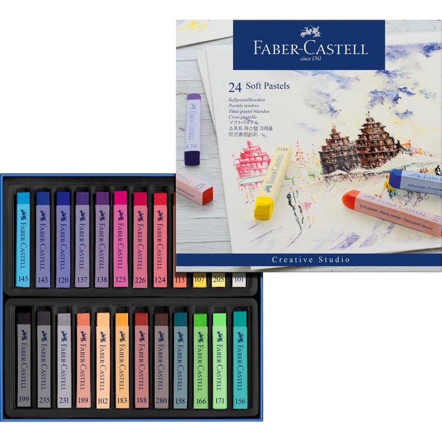 FABER-CASTELL SOFT PASTELS (24)
