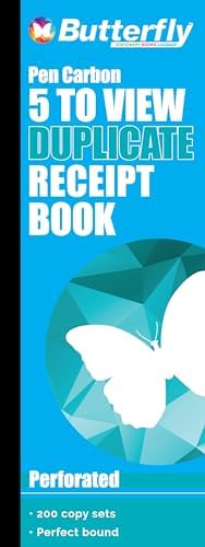 Butterfly Carbon Duplicate Cash Receipt Book 200 Pages