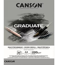 Load image into Gallery viewer, Canson Graduate - Mixed Media Sketchpad
