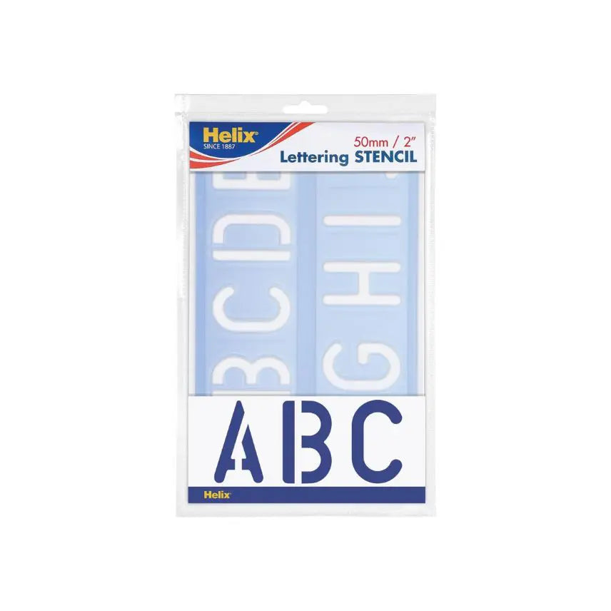 Helix Lettering Stencil 50mm