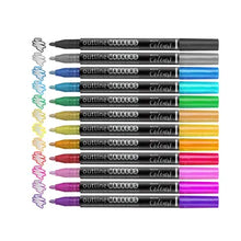 Load image into Gallery viewer, iWrite Colours Outline Markers - Outlining Colouring Markers 12 Pack
