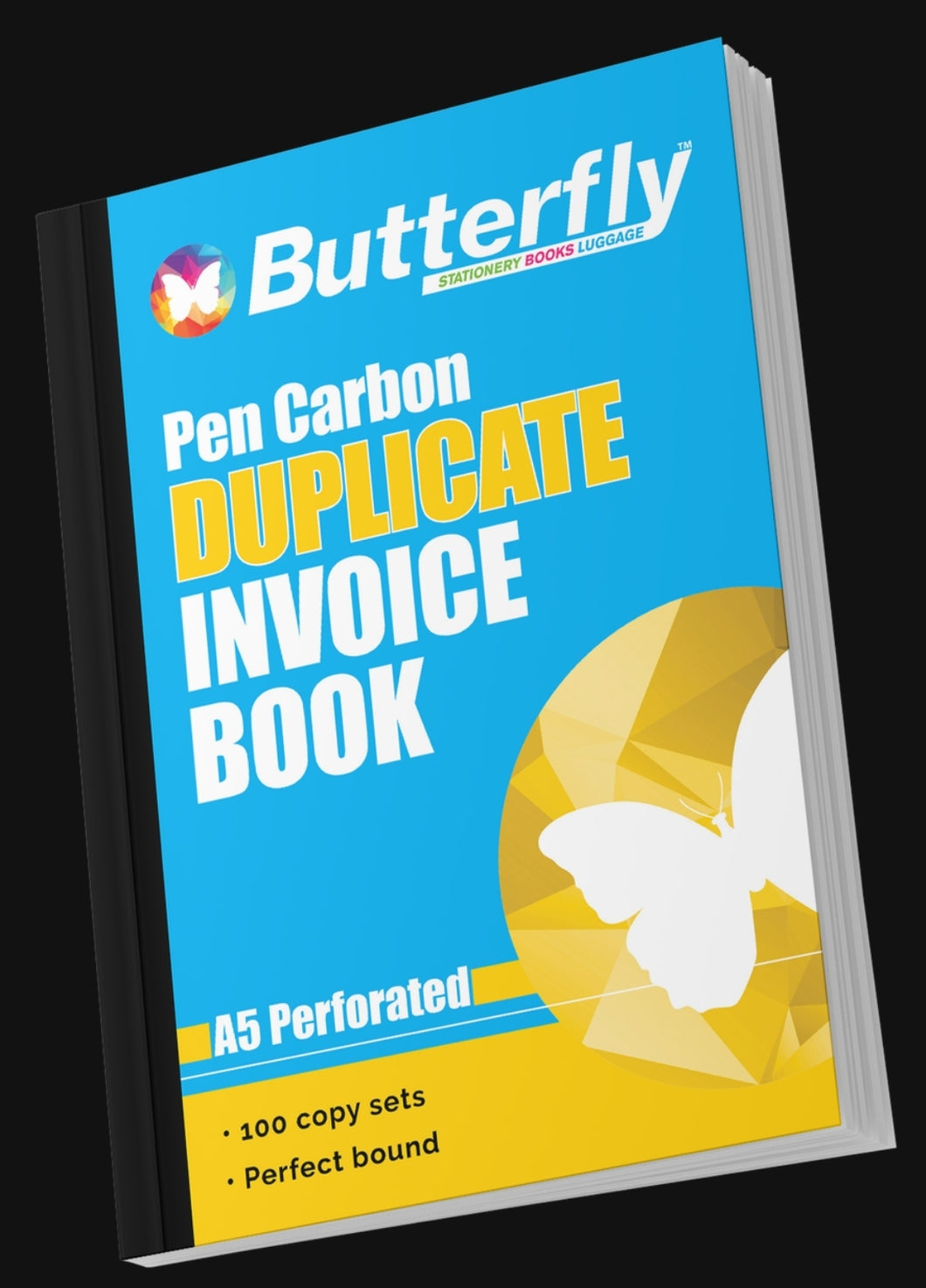 Butterfly A5 Duplicate Invoice Book