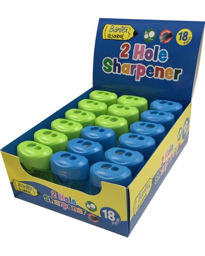 Bantex 2 Hole Sharpener Assorted