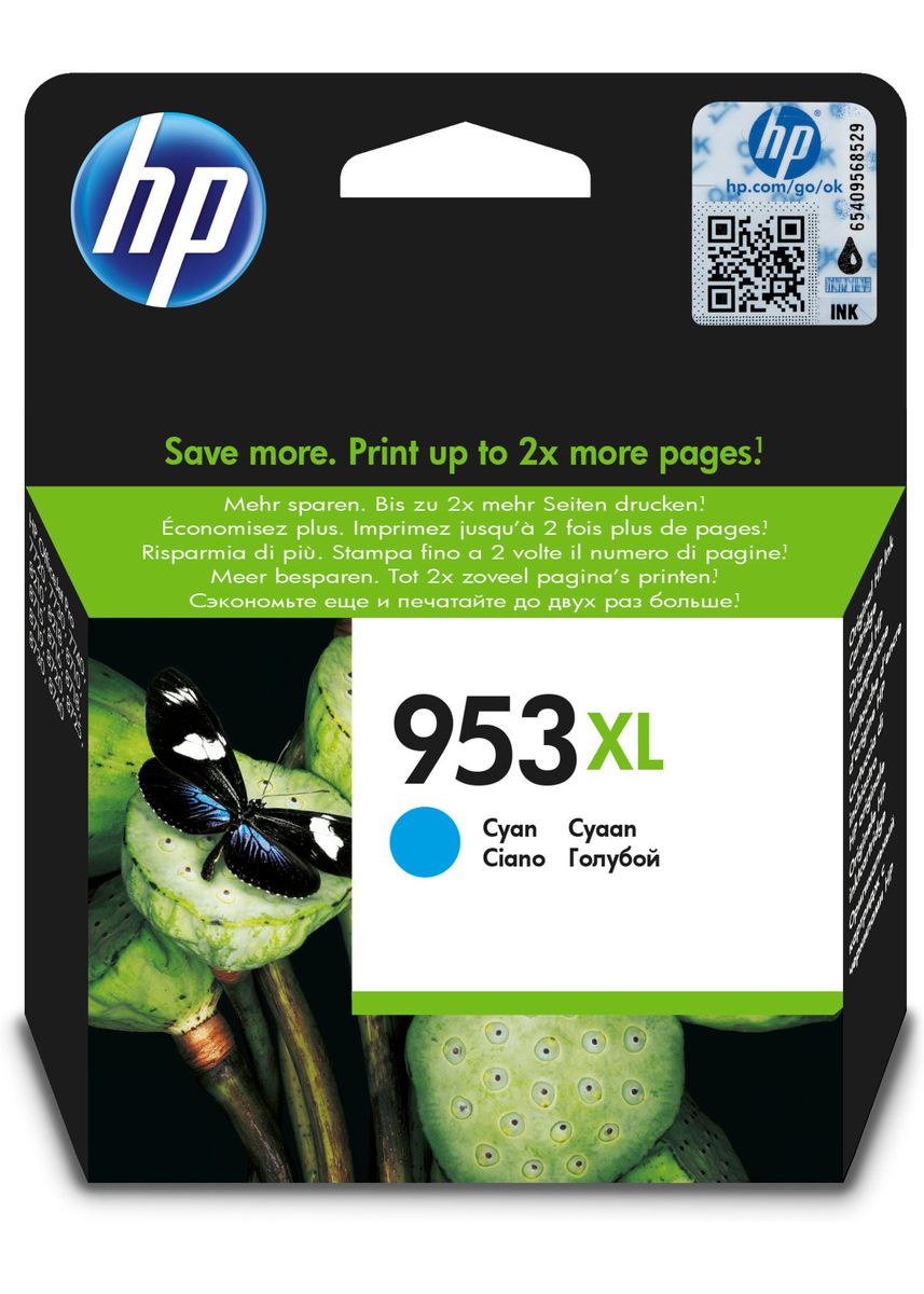 HP 953XL High Yield Cyan Original Ink Cartridge