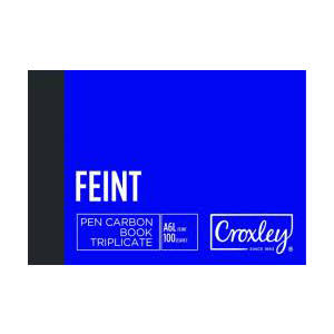 JD16T Croxley Pen Carbon Triplicate A6L