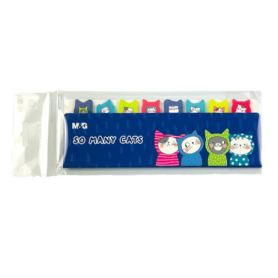 M&G 2 x 6 STICKY NOTES ( 8 x 20 SHEETS ) SO MANY CATS