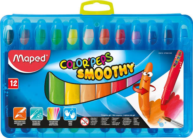Maped Gel Crayons (12 Pack)