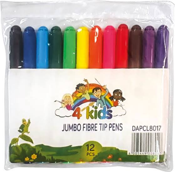 Jumbo Fibre Tip Koki Pens 4Kids