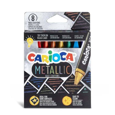 Carioca Metallic Wax Crayons (Set 8)