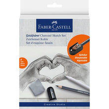 Load image into Gallery viewer, Faber-Castell, Goldfaber Drawing set Charcoal Pencils - 8pc
