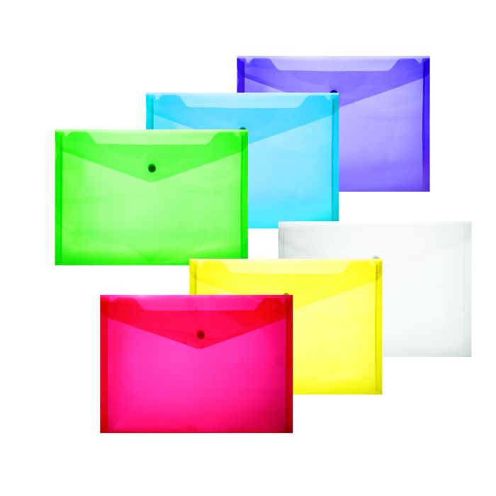 A4 CARRY FOLDER CLEAR PVC TREELINE