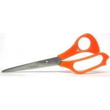 SCISSOR (212MM) ORANGE TREFOIL
