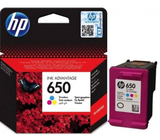 Hp 650 colour ink cartridge