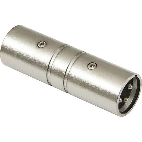 male 3-Pin XLR to male 3-Pin XLR Adapter (Gender Changer)