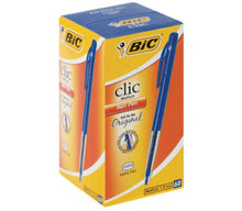 Load image into Gallery viewer, Bic click medium pens box (60)
