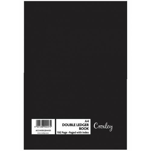 Croxley A4 Double ledger Account book JD445D