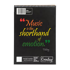 Croxley shorthand notebook wire A5 JD146