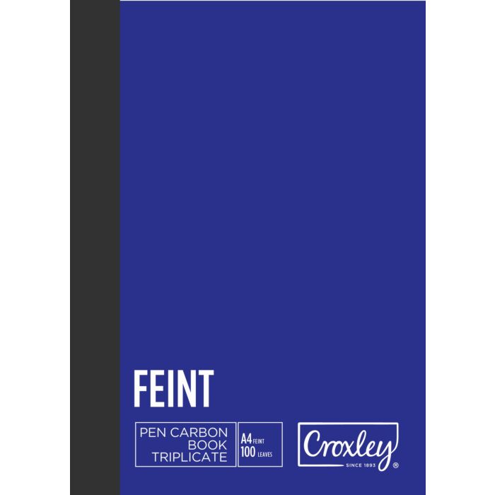 Croxley A4 Feint triplicate book  JD555