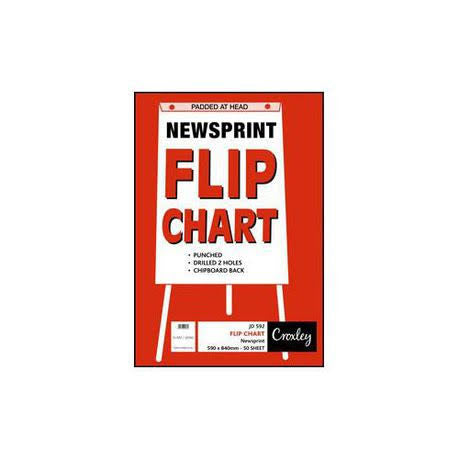 Croxley Flip Chart newsprint 50 Sheets JD593