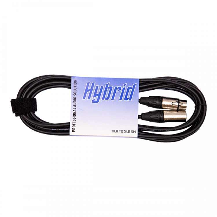 Hybrid XLR(F) - XLR(M) 5m speaker cable