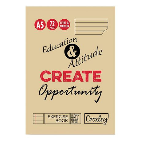 Croxley A5 Exercise book 72pg JD173