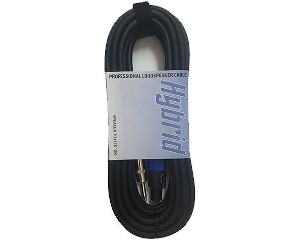 hybrid speakon-jack 10m speaker cable
