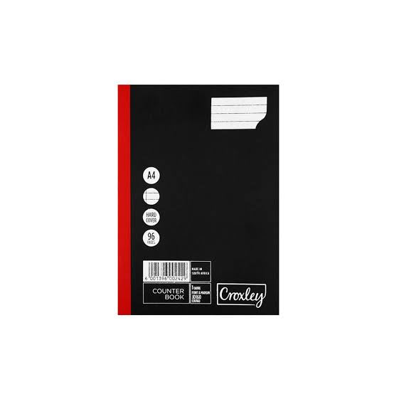 Croxley A4 hard cover book 96pg JD160