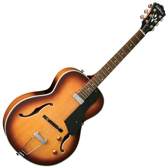 Washburn HB15 TS Hollow Body Guitar, Tobacco Sunburst