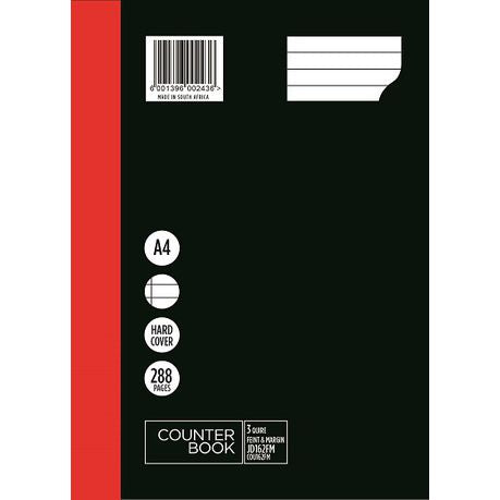 Croxley A4 hard cover 288pg JD162