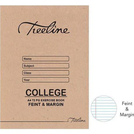 A4 Exercise Book 72pg (Treeline)
